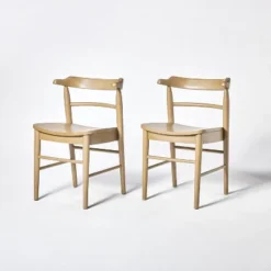 2pk Kaysville Curved Back Wood Dining Chair - Threshold™ Designed With Studio McGee 19 2pk Kaysville Curved Back Wood Dining Chair - Threshold™ Designed With Studio McGee -Furniture Outlet Store GUEST b8859535 25d6 44f9 9ed4 882e7bed9037