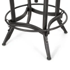 2pc Farmdale Industrial Firwood Adjustable Height Swivel Counter Height Barstools Antique Natural/Pewter - Christopher Knight Home -Furniture Outlet Store GUEST bbd5f51a c391 4c34 ba82 734baadc6ab1