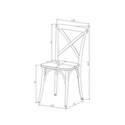 Set Of 2 Malden French Bistro Dining Chair Black - Threshold™ -Furniture Outlet Store GUEST be93dcf6 6a27 4d9e 83a8 3927be01d462