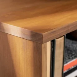 Cara Mid-Century Modern 3 Drawer TV Stand For TVs Up To 65" - Saracina Home -Furniture Outlet Store GUEST c0771c8f 1199 4b9d aa3f 8f005f897cbe