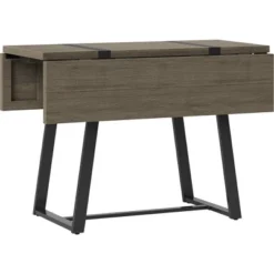 Brimfield Metal Base Extendable Dining Table Brown - Threshold™ -Furniture Outlet Store GUEST c4bbb164 0ea0 4507 8b94 e6b05687e2be