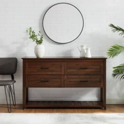 Transitional 4 Drawer Buffet - Saracina Home -Furniture Outlet Store GUEST c6383927 bd15 4c3c a6c0 b8083c8d9325