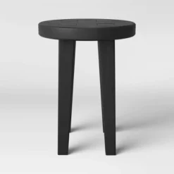 Woodland Carved Wood Accent Table - Black - Threshold -Furniture Outlet Store GUEST c81a09d3 1741 4f8f 8822 8ba23599b9d6