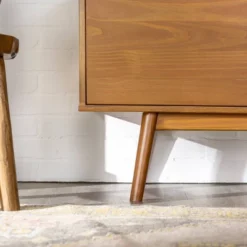 Solid Wood Mid-Century Modern TV Stand For TVs Up To 65" - Saracina Home -Furniture Outlet Store GUEST cda6b074 d568 4d66 b464 601370e6db11