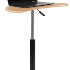 Emma And Oliver Sit To Stand Mobile Laptop Computer Desk - Portable Rolling Standing Desk -Furniture Outlet Store GUEST cda985ec f7c8 46f9 911a cb46266586b8