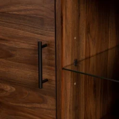 2 Door Mid-Century Modern Wood Storage TV Stand For TVs Up To 80" - Saracina Home -Furniture Outlet Store GUEST ce07f8dd f7aa 472e 9d1b c5ccbfbdb138