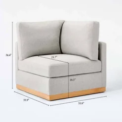 Woodland Hills Modular Sectional Corner Light Gray - Threshold™ Designed With Studio McGee -Furniture Outlet Store GUEST d13a80c0 94a7 4a14 807c 01f454d7e453