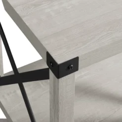 Sophie Rustic Industrial X Frame Side Table - Saracina Home -Furniture Outlet Store GUEST d2bc7a70 a6d7 44e2 9ef8 92f1a3ae1ed2