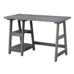 Designs2Go Trestle Desk With Shelves - Breighton Home -Furniture Outlet Store GUEST d3c35582 9cbe 4d8b 93b4 313574d1e5e3