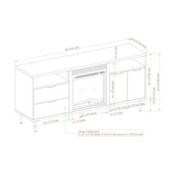 Ronan Modern Storage With Electric Fireplace TV Stand For TVs Up To 65" - Saracina Home 13 Ronan Modern Storage With Electric Fireplace TV Stand For TVs Up To 65" - Saracina Home -Furniture Outlet Store GUEST d88f95c5 b2a0 4d08 8b46 da4db4bc3efd