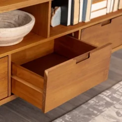 Cara Mid-Century Modern 3 Drawer TV Stand For TVs Up To 65" - Saracina Home -Furniture Outlet Store GUEST d8dec204 dc01 4192 bb09 5a087b69a706