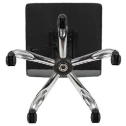 Emma And Oliver Low Back Designer Armless Ribbed Swivel Task Office Chair -Furniture Outlet Store GUEST da5625f1 85d6 460b b3de 25004d23fbd9