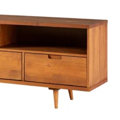 Cara Mid-Century Modern 3 Drawer TV Stand For TVs Up To 65" - Saracina Home -Furniture Outlet Store GUEST dca4b737 87bc 4171 8896 516227b5b85f