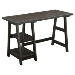 Designs2Go Trestle Desk With Shelves - Breighton Home -Furniture Outlet Store GUEST dce1e693 0860 4d20 872d b1e4fbd1c6b4