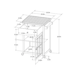 Windham Wood Top Kitchen Cart - Black - Threshold™ 15 Windham Wood Top Kitchen Cart - Black - Threshold™ -Furniture Outlet Store GUEST dea9d574 4d43 47af 9b54 441db16c8996