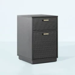 Grooved Wood 2-Drawer Vertical Filing Cabinet - Hearth & Hand™ With Magnolia -Furniture Outlet Store GUEST e034e7e0 1c84 4379 8caa e39d0a79a977