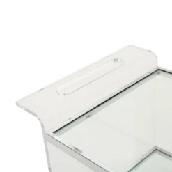 Yves Acrylic Bar Trolley Clear - Christopher Knight Home -Furniture Outlet Store GUEST e36ee3a8 35fa 4729 b14b a8598c1d2f60