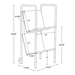 Two-Tier Metal Vinyl Record Storage Rack Black - Hearth & Hand™ With Magnolia 13 Two-Tier Metal Vinyl Record Storage Rack Black - Hearth & Hand™ With Magnolia -Furniture Outlet Store GUEST e61e656a 2061 4a63 b99c 85e84f0ab94f