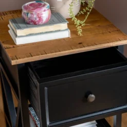 Set Of 2 Farmhouse Single Drawer V Frame Nightstands - Saracina Home -Furniture Outlet Store GUEST e8f7cdca 8d1e 40a3 a260 233a64853d0a