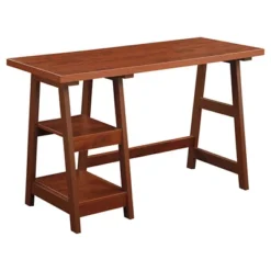 Designs2Go Trestle Desk With Shelves - Breighton Home -Furniture Outlet Store GUEST e9cc924e 4291 4243 ac31 220955c22f8e