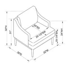 Howell Upholstered Accent Chair With Wood Base - Threshold™ Designed With Studio McGee 14 Howell Upholstered Accent Chair With Wood Base - Threshold™ Designed With Studio McGee -Furniture Outlet Store GUEST eaa765f5 26c5 4ecb 8f54 dd96378e2465
