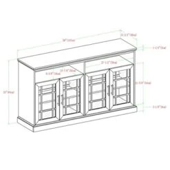 Transitional 4 Door Windowpane TV Stand For TVs Up To 65" - Saracina Home 18 Transitional 4 Door Windowpane TV Stand For TVs Up To 65" - Saracina Home -Furniture Outlet Store GUEST ed2005eb 89f7 433b a81a f537715559df