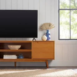 Solid Wood Mid-Century Modern TV Stand For TVs Up To 80" - Saracina Home 28 Solid Wood Mid-Century Modern TV Stand For TVs Up To 80" - Saracina Home -Furniture Outlet Store GUEST f09c7b08 f76c 453d bb2f 0629cfb1822f