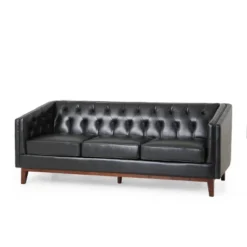 Ovando Contemporary Upholstered 3 Seater Sofa - Christopher Knight Home -Furniture Outlet Store GUEST f4dd6d22 3980 48c9 be82 1ba0e36ed9c3