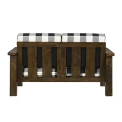 Jovie Gingham Rustic Loveseat - HOMES: Inside + Out 9 Jovie Gingham Rustic Loveseat - HOMES: Inside + Out -Furniture Outlet Store GUEST f773bcaf 574a 4e27 96b6 3bc9f78da4e4
