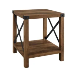 Sophie Rustic Industrial X Frame Side Table - Saracina Home -Furniture Outlet Store GUEST f915e628 130c 4cb9 b6c1 9e1deeb835fb