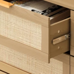 43.31" 6-Drawer Rattan Dresser For Living Room And Bedroom - ModernLuxe 15 43.31" 6-Drawer Rattan Dresser For Living Room And Bedroom - ModernLuxe -Furniture Outlet Store GUEST f9cd6e25 eed0 4d7a 8a11 5c3251963523