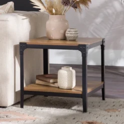 Set Of 2 Benny Urban Industrial Angle Iron Side Tables - Saracina Home 24 Set Of 2 Benny Urban Industrial Angle Iron Side Tables - Saracina Home -Furniture Outlet Store GUEST fb2a554d 6054 4753 b5b4 44f760fd07d6