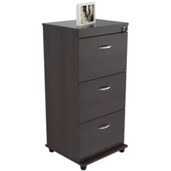 40.16" 3 Drawer Locking File Cabinet Espresso - Inval 15 40.16" 3 Drawer Locking File Cabinet Espresso - Inval -Furniture Outlet Store GUEST fb2d5eb7 eefe 4761 ab1d 5cb2d85754f5