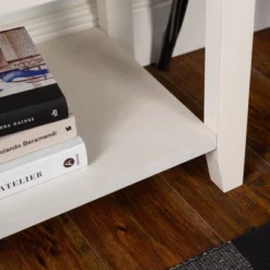 48" Farmhouse Solid Wood 2 Drawer Buffet White - Saracina Home -Furniture Outlet Store GUEST fca06093 76ee 4361 a9c1 7bd02fcca42c